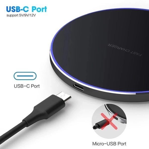 100W Wireless Charger Pad for iPhone 14 13 12 11 Pro Max X Xs Samsung Xiaomi Phone Chargers Induction Fast Charging Dock Station - Image 5