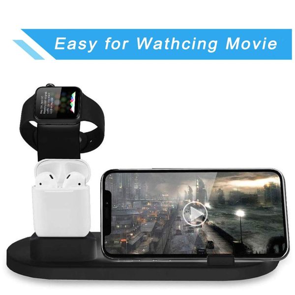 30W 7 in 1 Wireless Charger Stand Pad For iPhone 14 13 12 X Apple Watch Qi Fast Charging Dock Station for Airpods Pro iWatch 7 6 - Image 4
