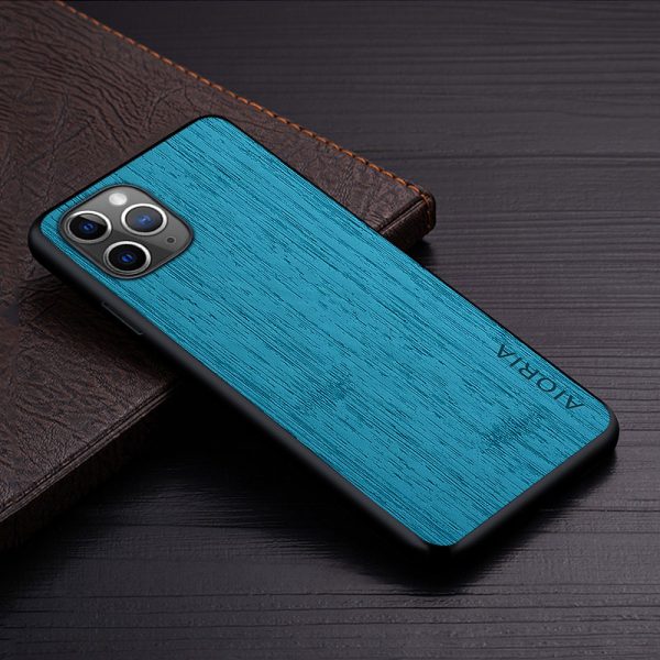 Case for iPhone 14 13 12 11 Pro XS Max Mini XR X 7 8 6 6S Plus funda bamboo wood pattern Leather cover Luxury coque case capa - Image 3