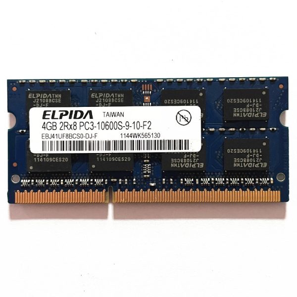 Elpida DDR3 4GB 1333MHz RAM 2Rx8 PC3-10600S SODIMM 204pin Laptop Memory