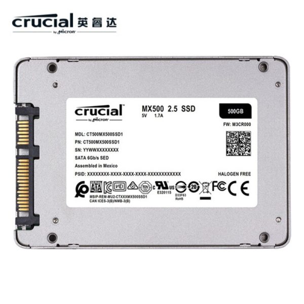 Internal solid state drive Crucial MX500 250GB 500GB 1000GB 2000GB SATA3.0 interface 3D NAND SATA 2.5 Inch SSD - Image 6