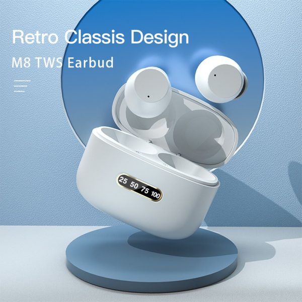 M8 TWS Bluetooth Earbud ANC Wireless Headphone Sport IPX5 Waterproof Headset With Microphone Bluetooth Earphones Free shipping - Image 3