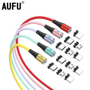 Melonboy Magnetic Silica gel Cable Micro USB Cable for Samsung Type C Charging for Xiaomi for iPhone Magnet Charger Cord