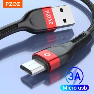 Micro USB Cable Fast Charging Data Cord 2M 3M For Samsung S7 Xiaomi Redmi Note 5 Pro Android Mobile Phone MicroUSB Charger