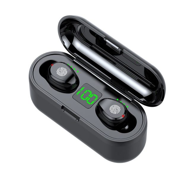 Suitable for Huawei, Xiaomi, iPhone, Stereo Devices, Wireless Sports Headphones, TWS with 2200 mAh Battery Charger, Waterproof H - Image 4