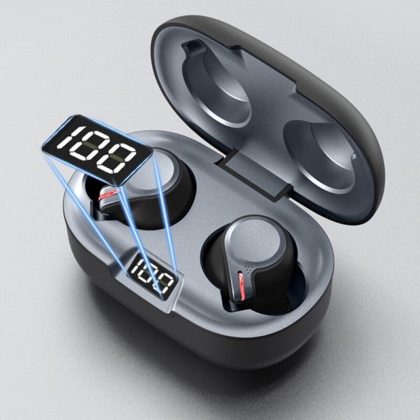 TWS Y16 Bluetooth 5.1 Earphones Wireless Charger Earbuds Waterproof Sports Headsets Noise Reduction Headphones With Led Display - Image 6