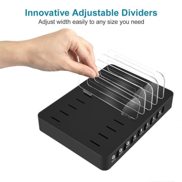Universal 110W 8 Port Multi USB Charger For IPhone 13 12 11 Carregador Quick Charge 3.0 Fast Charger Dock Station For Samsung S9 - Image 3
