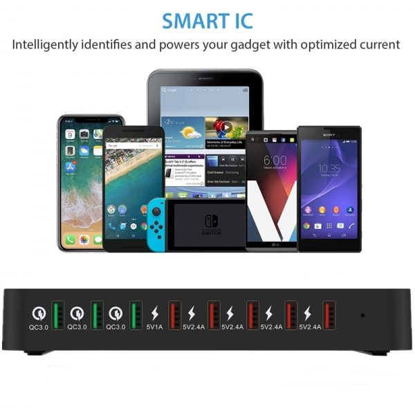 Universal 110W 8 Port Multi USB Charger For IPhone 13 12 11 Carregador Quick Charge 3.0 Fast Charger Dock Station For Samsung S9 - Image 6