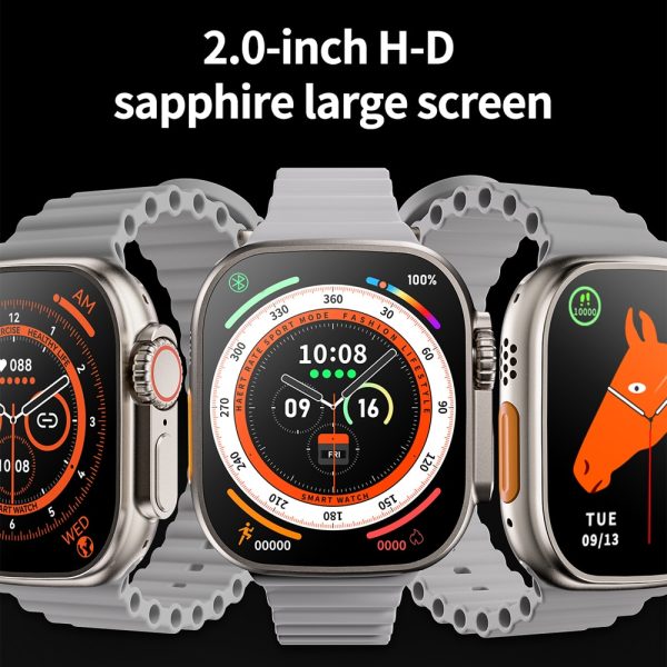 2022 ZD8 Ultra 49mm Smart Watch Series 8 1:1 Case 2.0" HD Screen Sport Tracket Smartwatch Men Bluetooth Call ECG IP68 Waterproof - Image 3