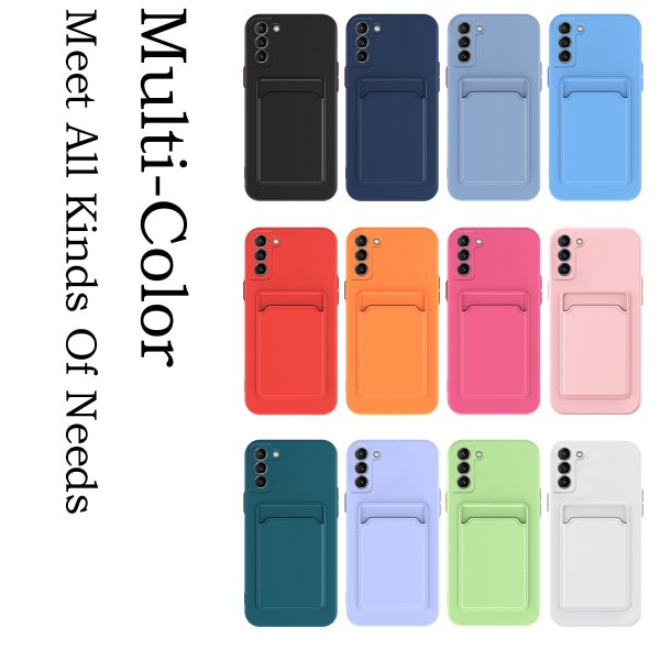 Card Slot Soft Phone Case For Samsung Galaxy S22 S21 S20 Plus Ultra Fe M51 M31S M12 M31 M21 A91 Note 20 10 Pro Ultra 5G 4G Cases - Image 6