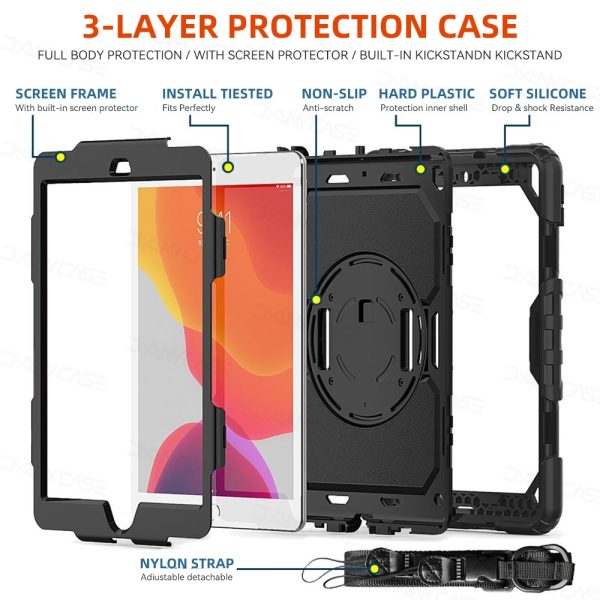 DANYCASE Heavy Duty iPad Case For 10.2 9th Generation Cover For 2018 iPad 9.7 Air 3 4 10.9 2021 Pro 11 12.9 Mini 6 5 Smart Cover - Image 2