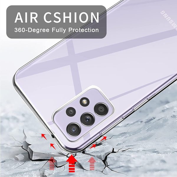 Silicone Soft Phone Case For Samsung Galaxy A73 A53 A33 A13 A03 A82 A72 A52 A42 A32 A22 A12 5G Ultra Thin Clear Case Cover Shell - Image 2